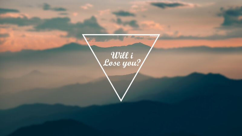Mountain Range at Dusk — Orange, Serene, Sunset, Photograph, Triangle