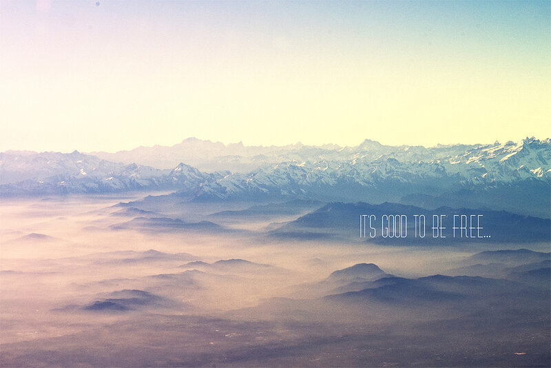 Mountain Range from Above