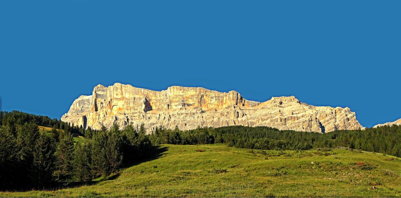 Mountain Range in Alps