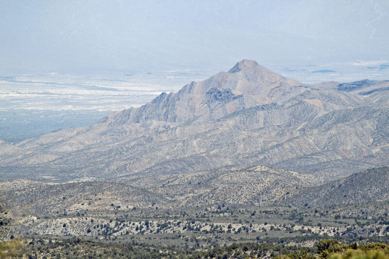Mountain Range in Desert