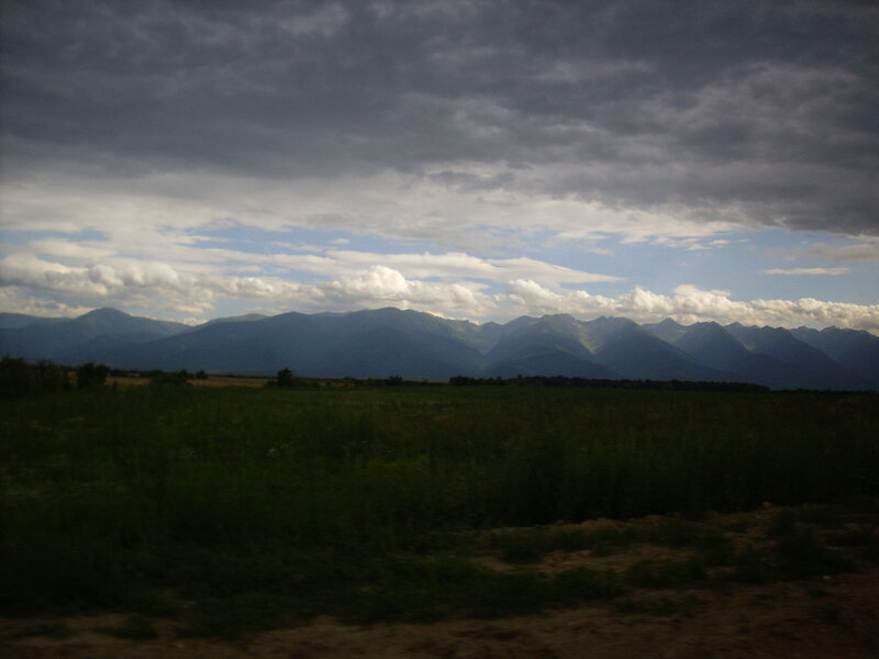Mountain Range in Distance