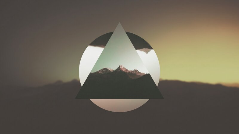 Mountain Range in Frame