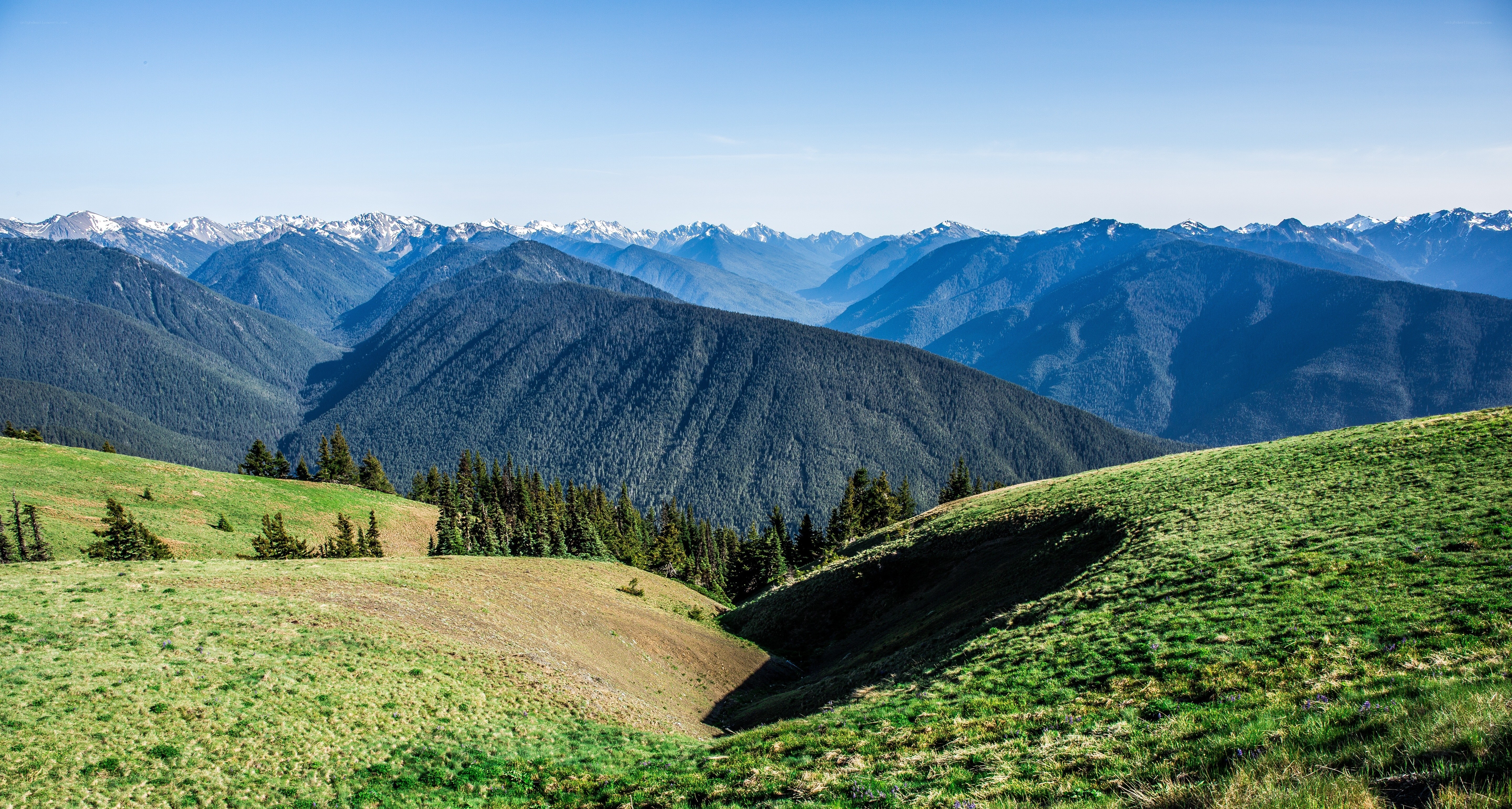 Mountain range landscape