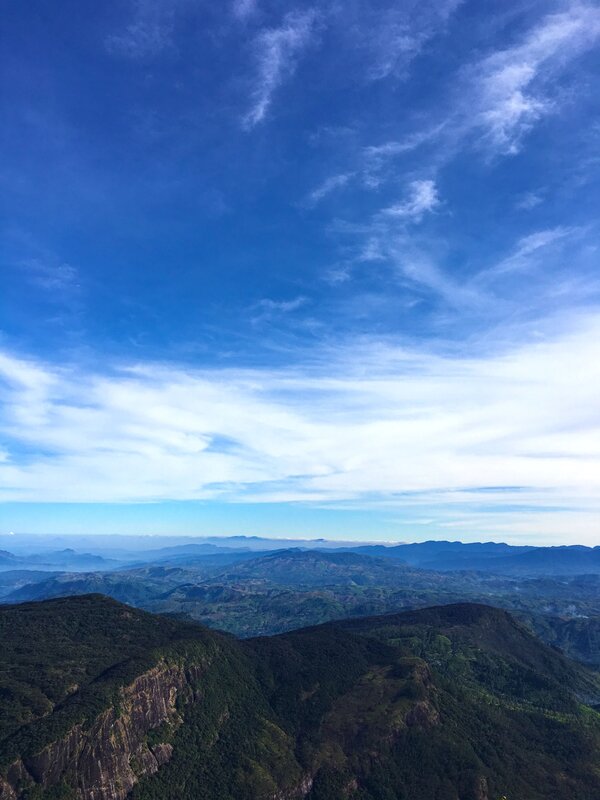 Mountain Range Landscape — Blue, Serene, Afternoon, Photograph, Sky