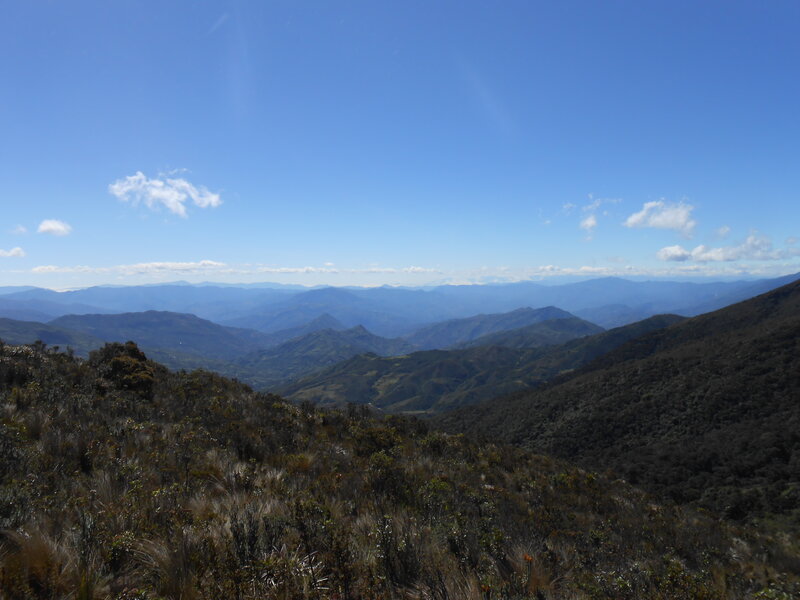 Mountain Range Landscape — Blue, Serene, Afternoon, Photograph, Valleys