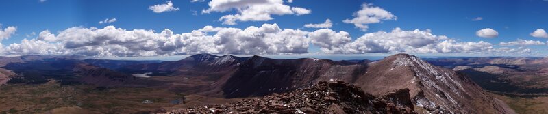 Mountain Range Panorama — Blue