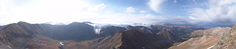 Mountain Range Panorama — Brown