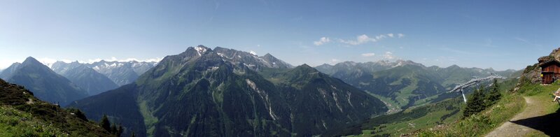 Mountain Range Panorama — Green, Serene
