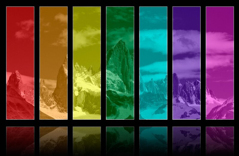 Mountain Range — Red, Dramatic