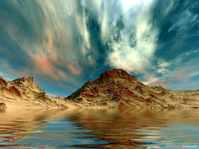 Mountain Range Reflection