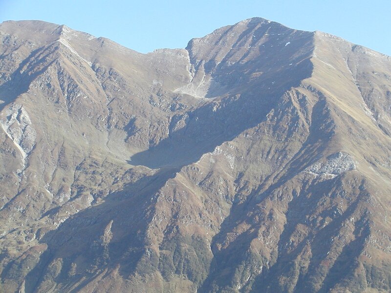 mountain range under clear sky