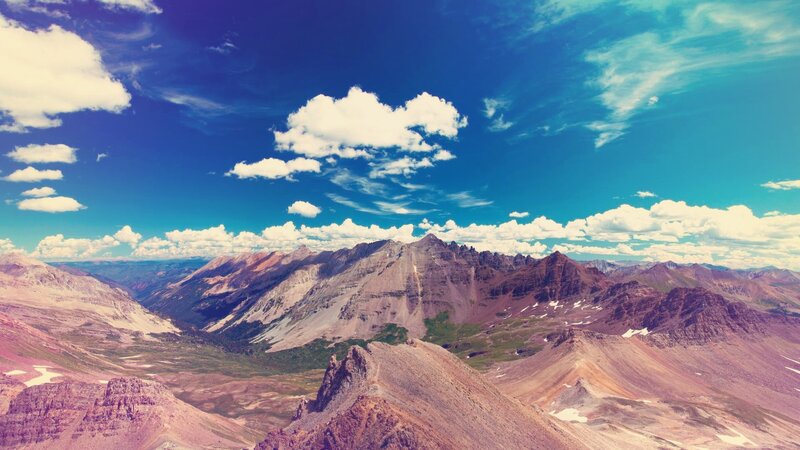 Mountain Range under Sky