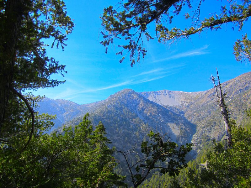 Mountain Range View — Blue, Serene, Afternoon, Photograph