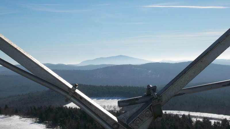 Mountain Range View — Blue
