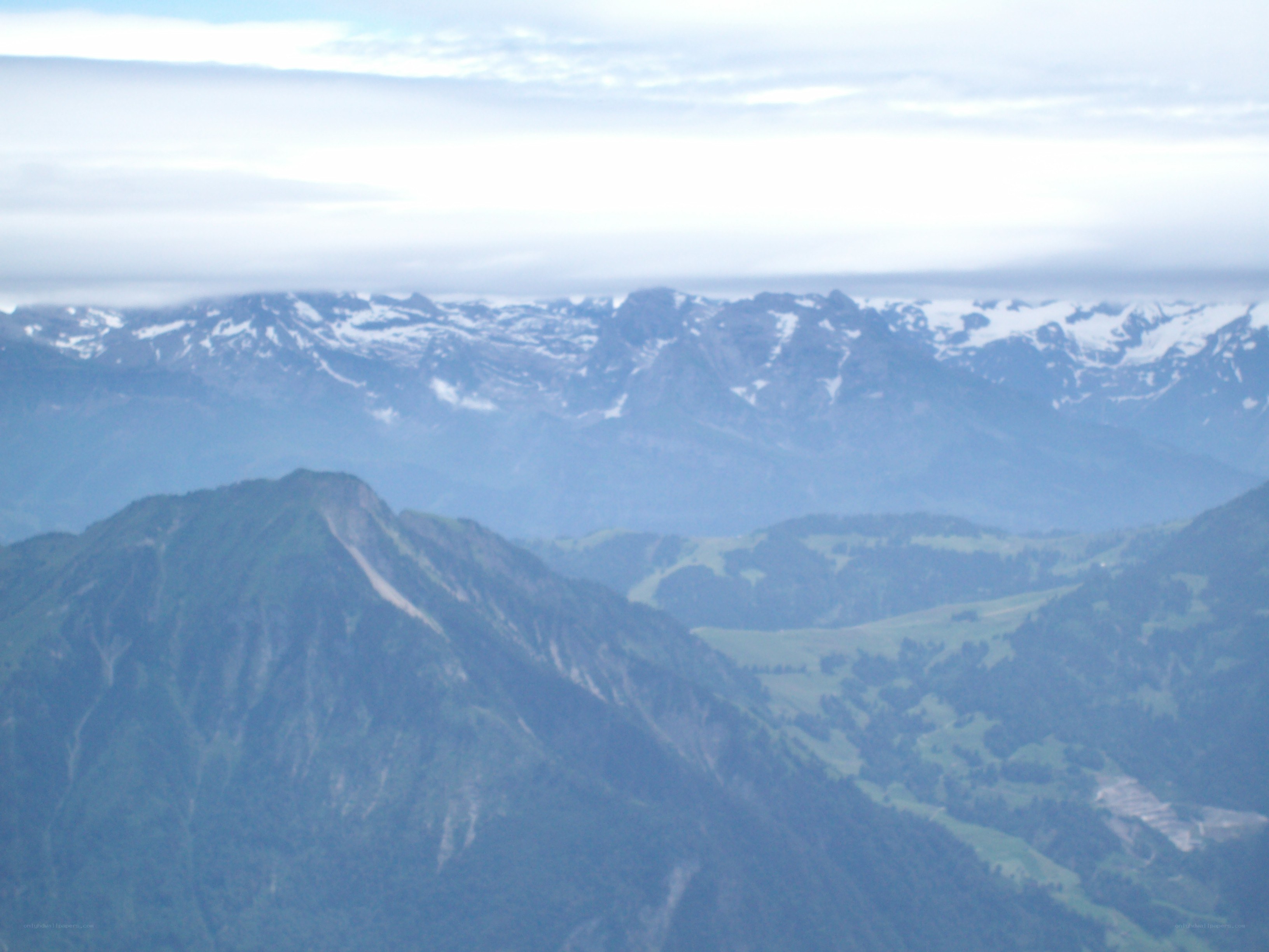 mountain range view