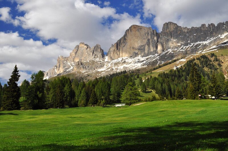 Mountain Range with Golf Course