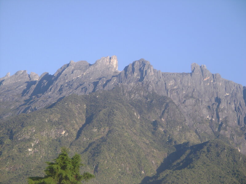 Mountain Range with Peaks — Blue, Serene