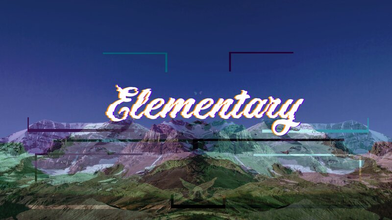 Mountain Range with Text Overlay
