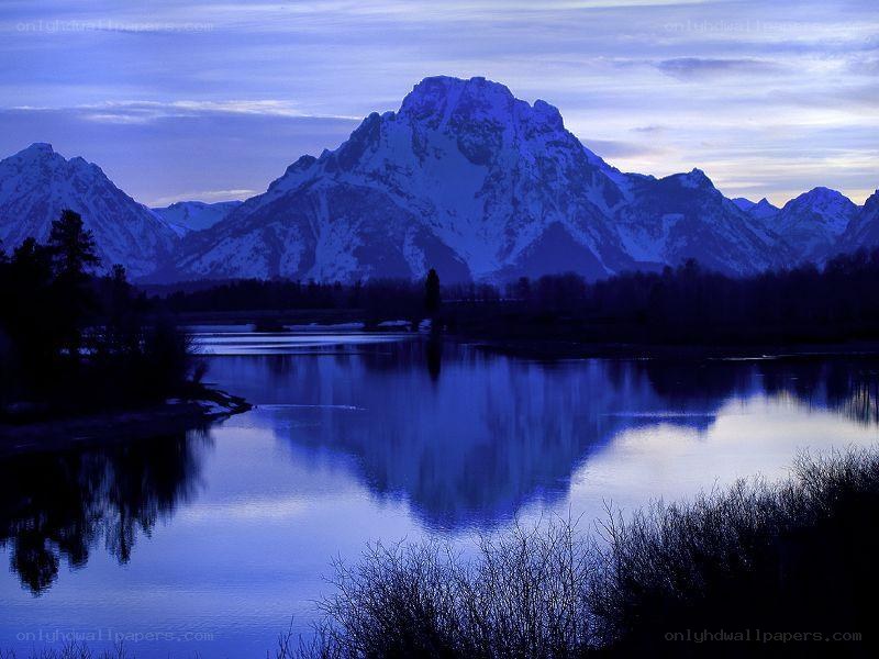 mountain reflected in a lake