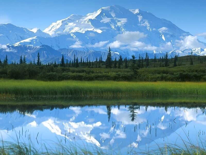 Mountain reflected in a lake