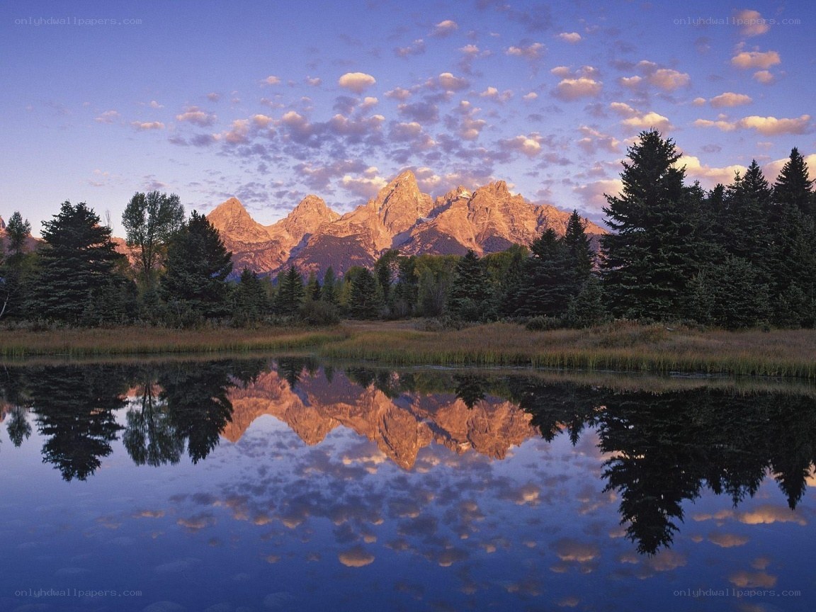 mountain reflection in a lake