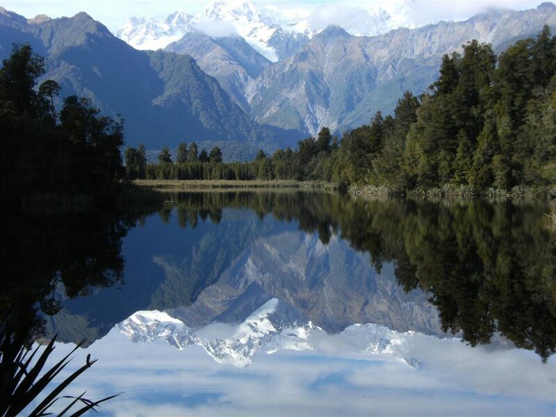 mountain reflection in a lake
