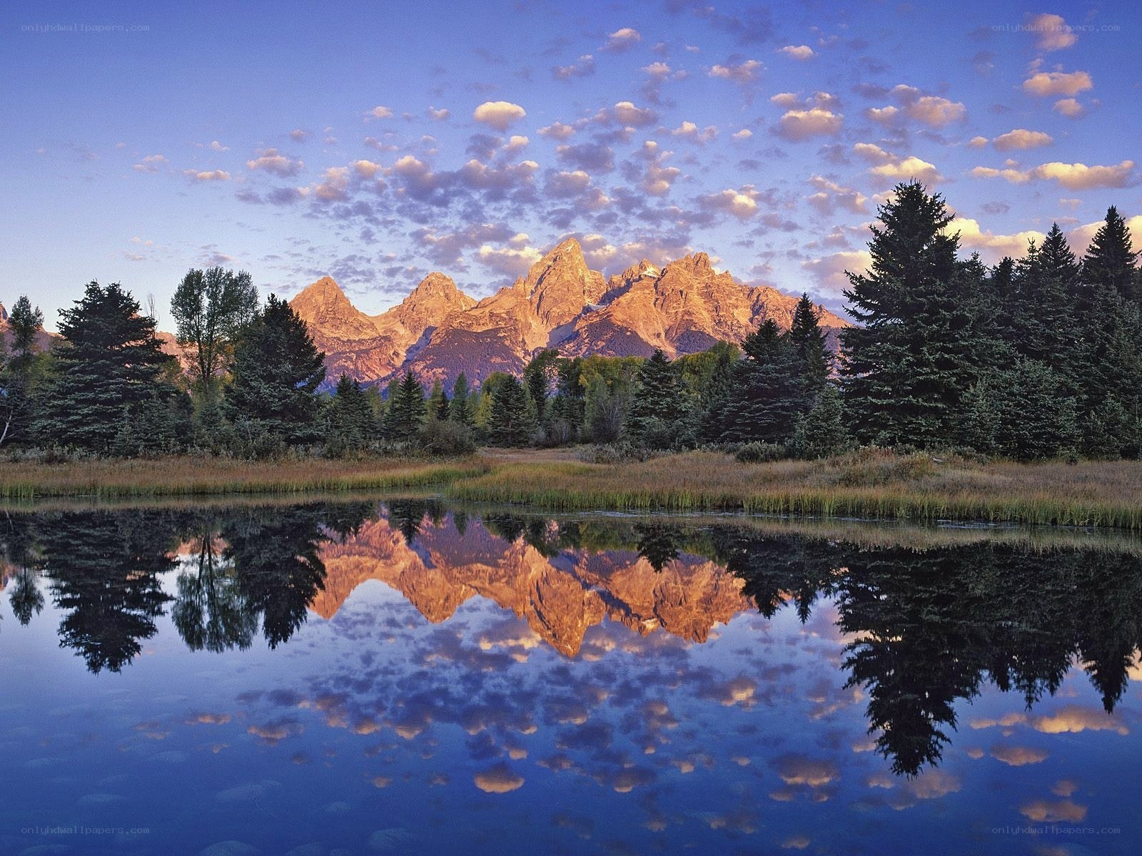 mountain reflection in a lake