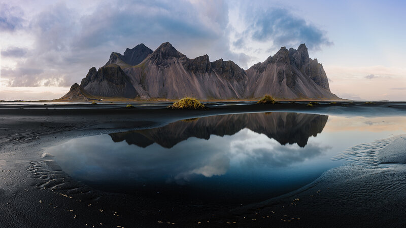 Mountain Reflection in Pool