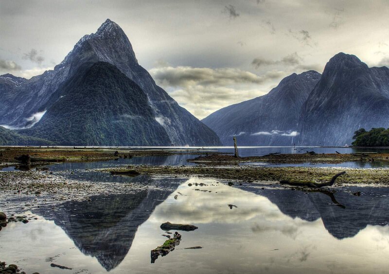 Mountain Reflections in Water
