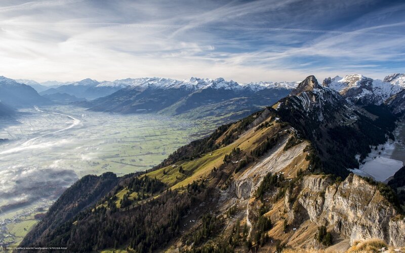 Mountain Ridge and Valley
