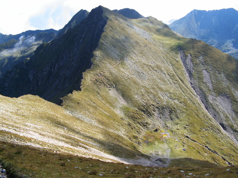 Mountain Ridge with Trail