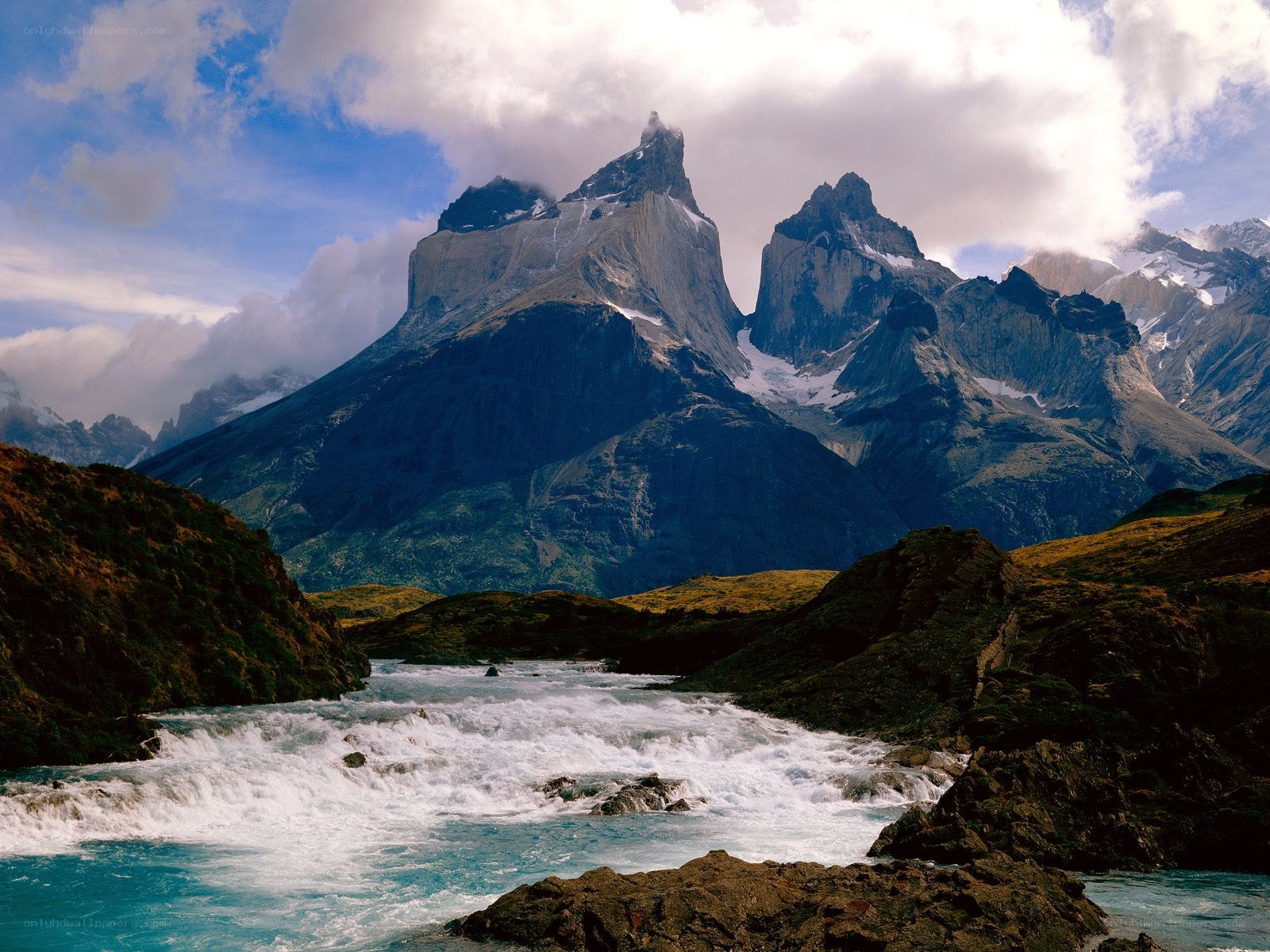 Mountain river in Patagonia