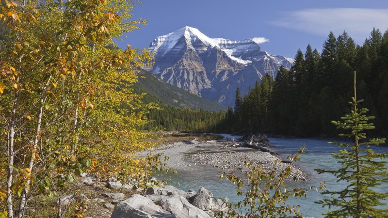 Mountain river landscape
