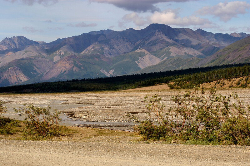 Mountain River Valley — Brown