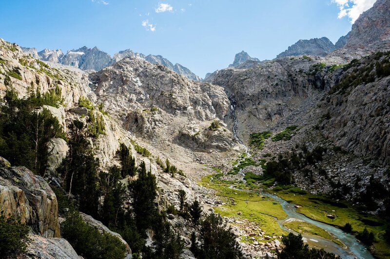 Mountain River Valley — Green, Serene, Afternoon, Photograph