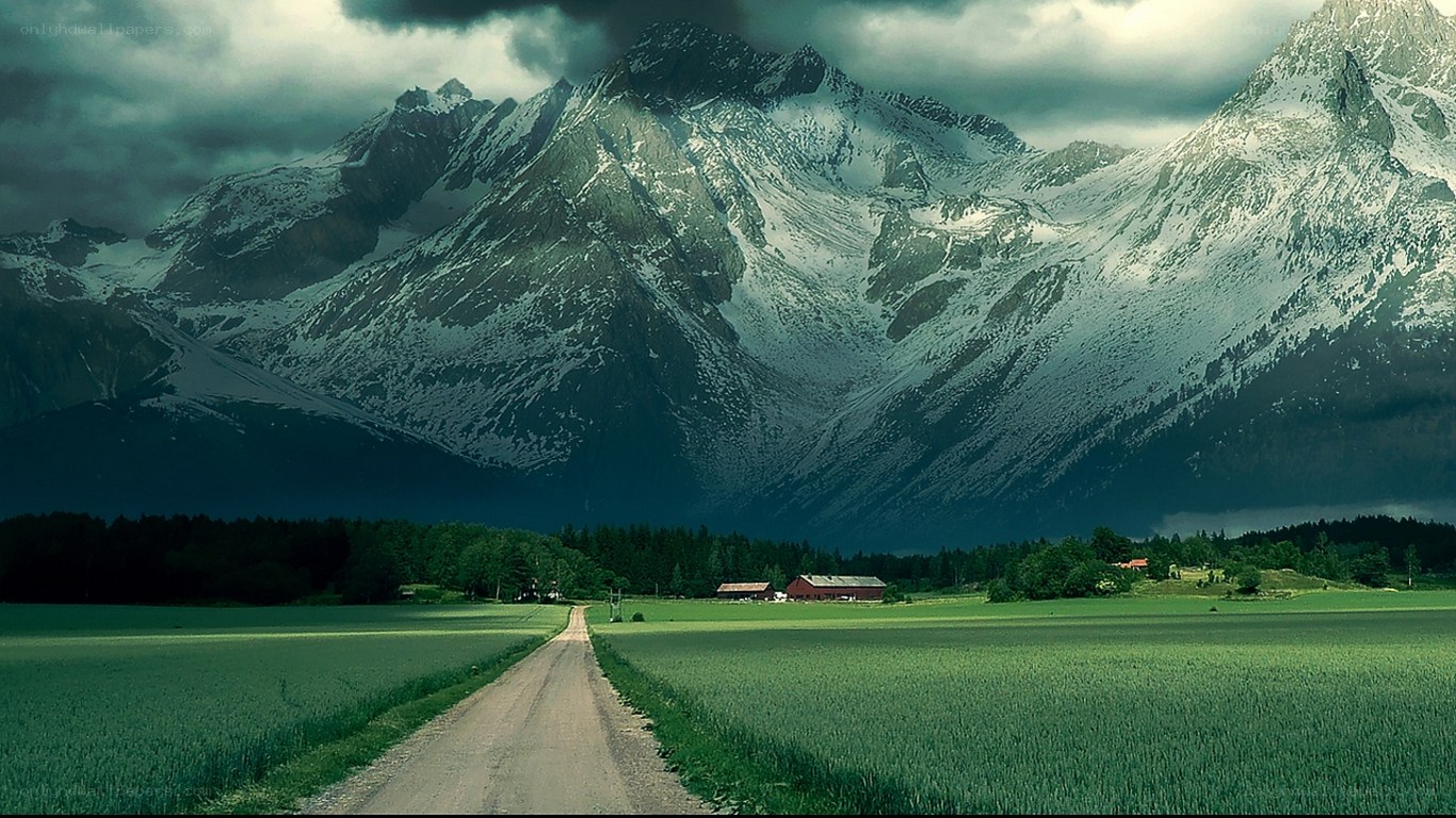 Mountain Road Landscape