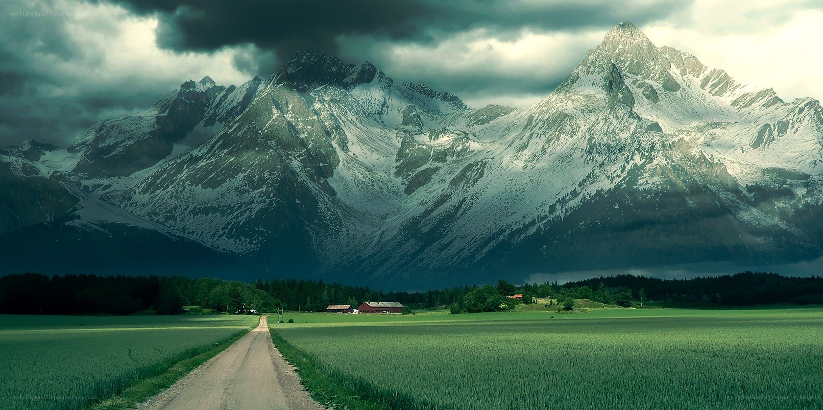 Mountain Road Landscape