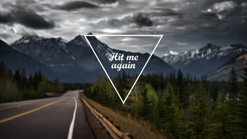 Mountain Road Landscape — Gray