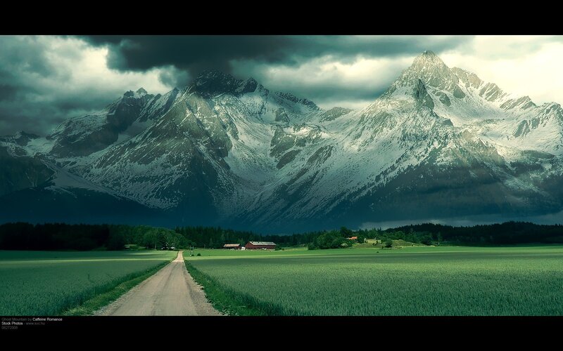 Mountain Road Landscape