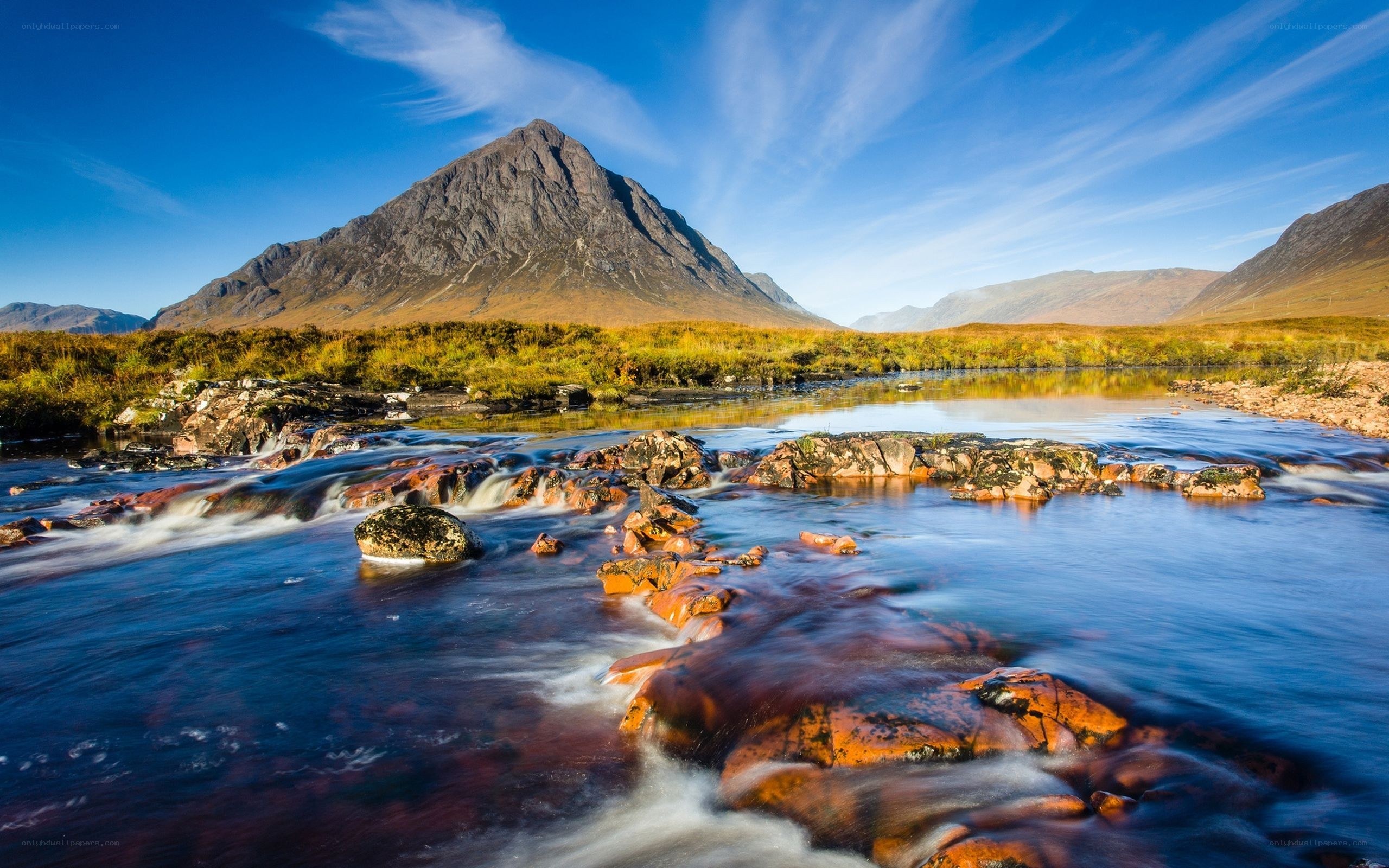 Mountain stream in Scotland