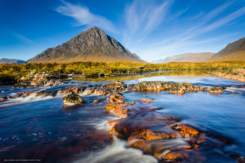 Mountain stream in Scotland