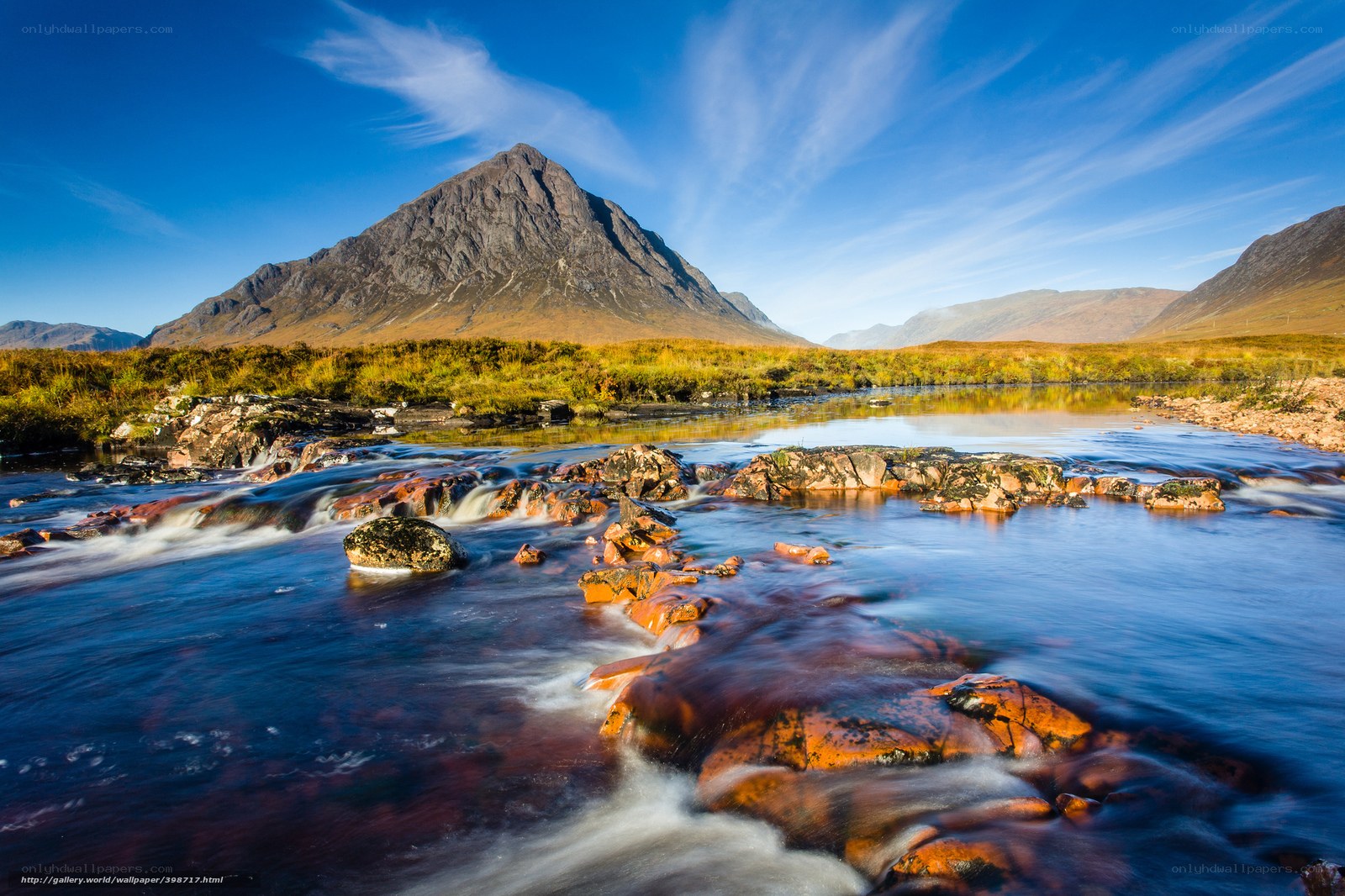 Mountain stream in Scotland