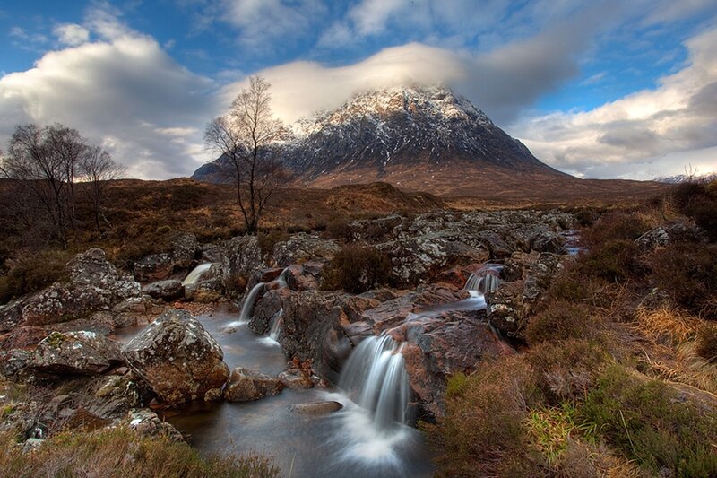 Mountain stream in the Scottish Highlands