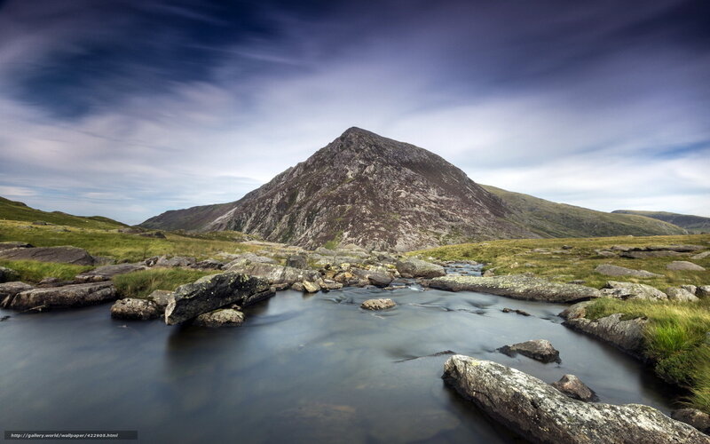 Mountain stream landscape