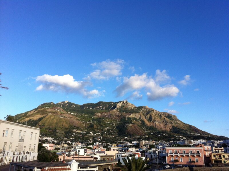 Mountain Town Landscape