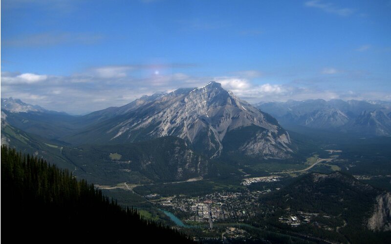 Mountain Town Valley