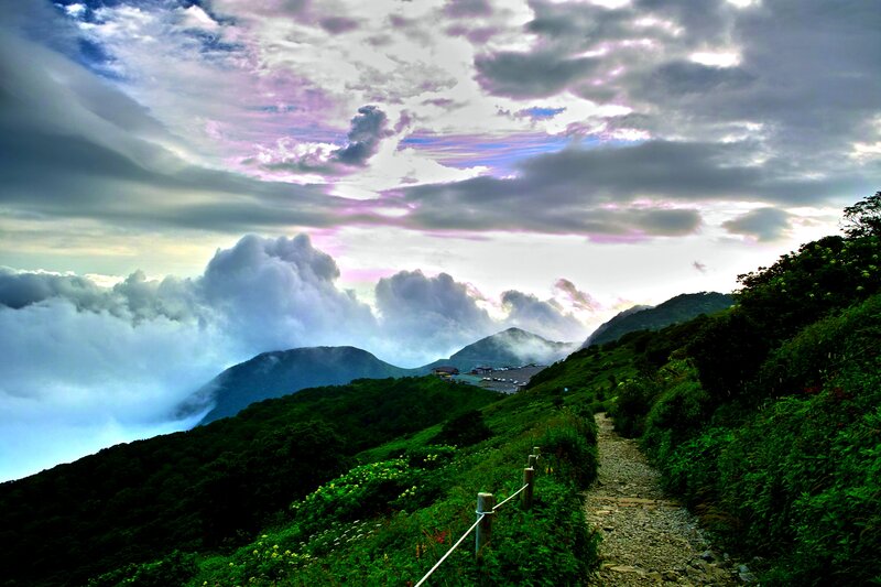 Mountain Trail at Sunrise