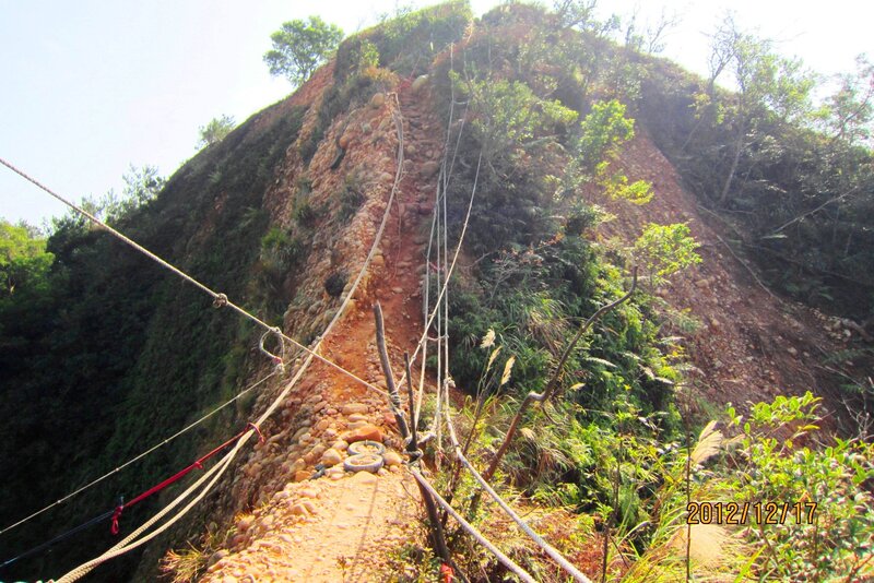 Mountain Trail with Ropes