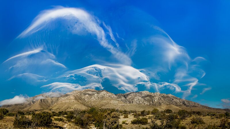 Mountain under Clouds