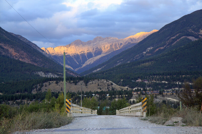 Mountain Valley at Dusk — Blue, Serene